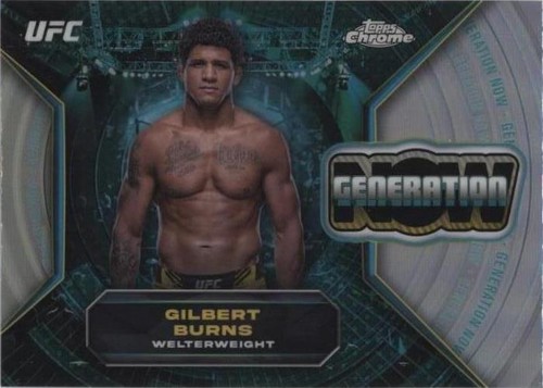 2024 Topps Chrome UFC - Gilbert Burns #GNW-22