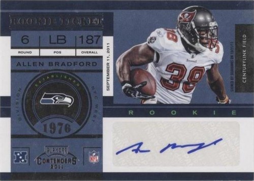 2011 Playoff Contenders Allen Bradford #109