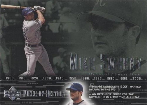 2002 Upper Deck Piece Of History - Mike Sweeney #28
