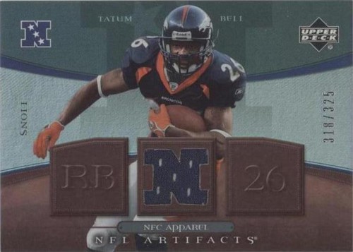 2007 Upper Deck Artifacts Tatum Bell #NFC-TB