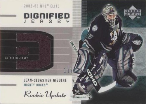 2002-03 Upper Deck Rookie Update - Jean-Sebastien Giguere #D-JG