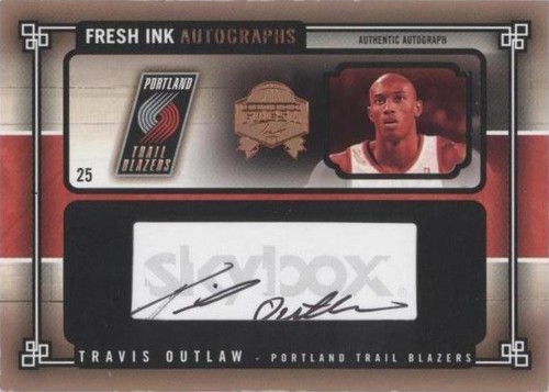2004-05 Skybox Fresh Ink - Travis Outlaw #FIA-TO
