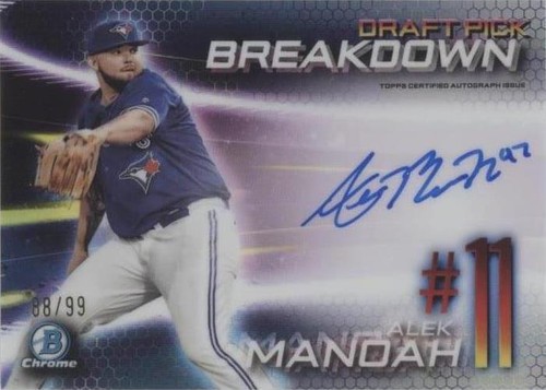 2019 Bowman Draft - Alek Manoah #BSBA-AM