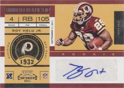 2011 Playoff Contenders Roy Helu Jr. #172