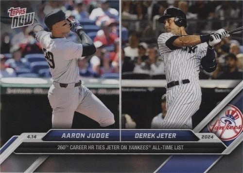 2024 Topps Now - Aaron Judge Derek Jeter #76