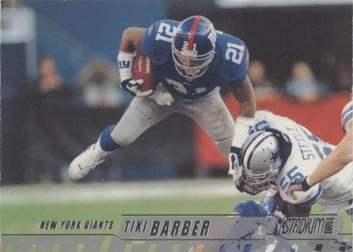 2002 Topps Stadium Club Tiki Barber #122