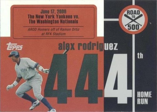 2007 Topps - Alex Rodriguez #ARHR444