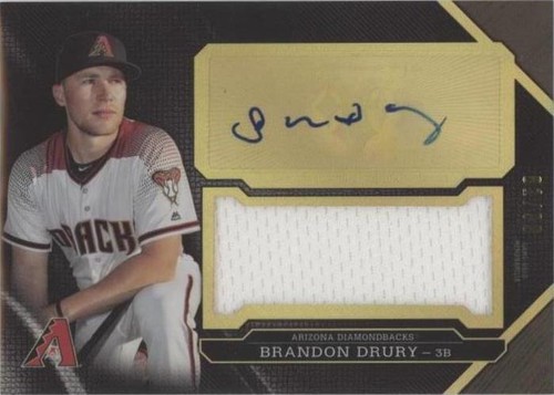 2016 Topps Triple Threads - Brandon Drury #UAJR-BDR