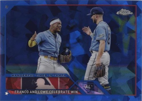 Wander Franco 2023 Bowman Chrome Sapphire Edition Blue Ice