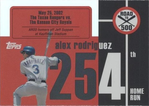 2007 Topps - Alex Rodriguez #ARHR254
