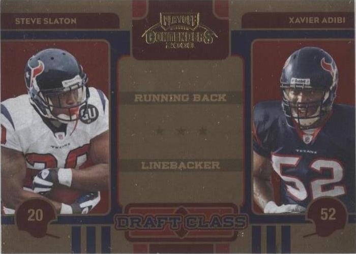 2008 Playoff Contenders Steve Slaton Xavier Adibi #16