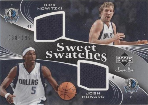 2006-07 Upper Deck Sweet Shot - Dirk Nowitzki/Josh Howard #SSD-NH