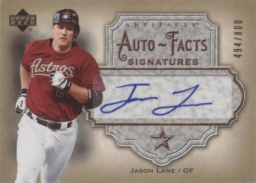 2006 Upper Deck Artifacts - Jason Lane #AF-JL