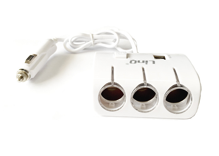 Adattatore Sdoppiatore Triplo Accendisigari per Auto 12V + 2 Usb 1A Linq C-12c3