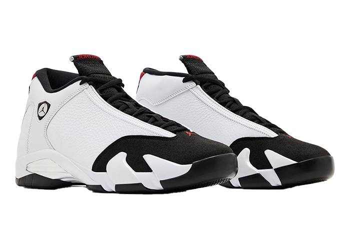 JORDAN AIR JORDAN 14 RETRO BLACK TOE 2024 STYLE 487471-160 SIZE 10.5