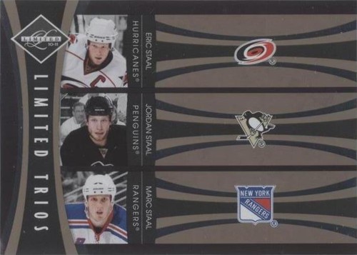 2010-11 Limited - Eric Staal Jordan Staal Marc Staal #SSS