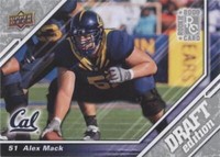2009 Upper Deck Draft Edition Alex Mack #38