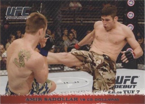 2009 Topps UFC Round 1 - Amir Sadollah Cb Dollaway #87
