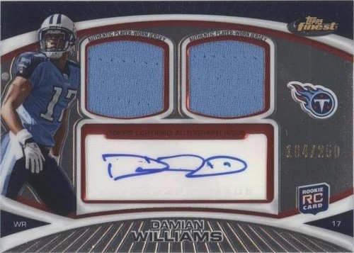 2010 Topps Finest Damian Williams #FADR-DW