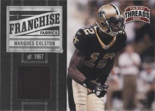 2011 Panini Threads Marques Colston #13