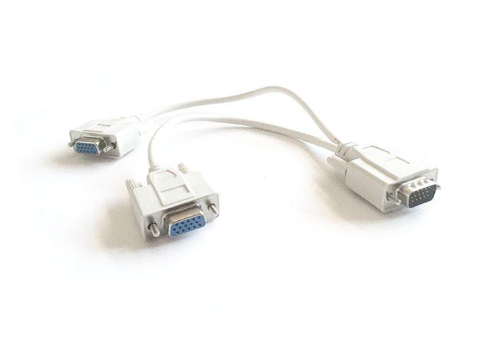 Cavo Vga Sdoppiatore Vga Maschio To Vga 2 Femmine Splitter Linq Vga-ff