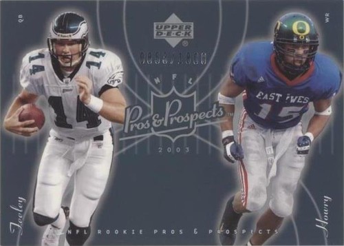 2003 Upper Deck Pros & Prospects A.J. Feeley Keenan Howry #164
