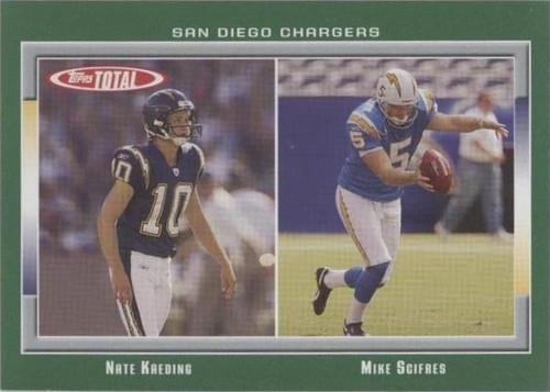 2006 Topps Total Mike Scifres Nate Kaeding #387