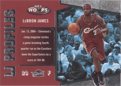 2005-06 NBA Hoops - LeBron James #LBJ-6