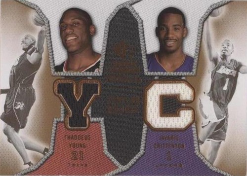 2007-08 SP Rookie Threads - Javaris Crittenton/Thaddeus Young #DRT-YC