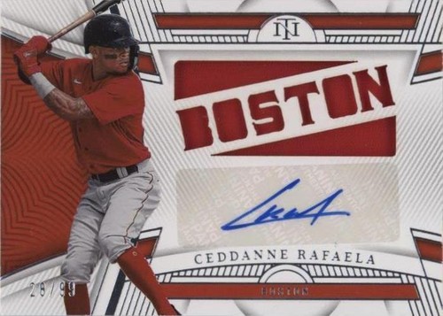 2023 Panini National Treasures - Ceddanne Rafaela #DMS-CR