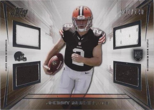 2014 Topps Prime Johnny Manziel #QR-JM