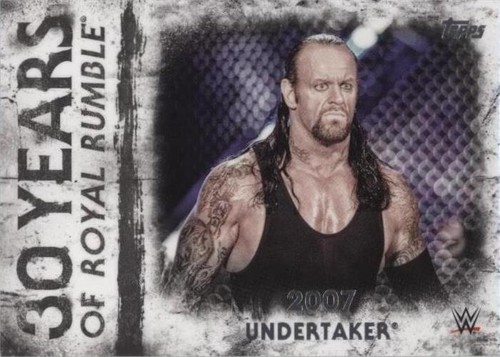 2018 Topps WWE Undisputed - Undertaker #RR-16