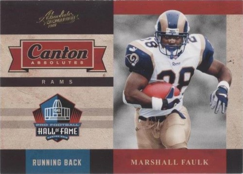 2011 Panini Absolute Memorabilia Marshall Faulk #25