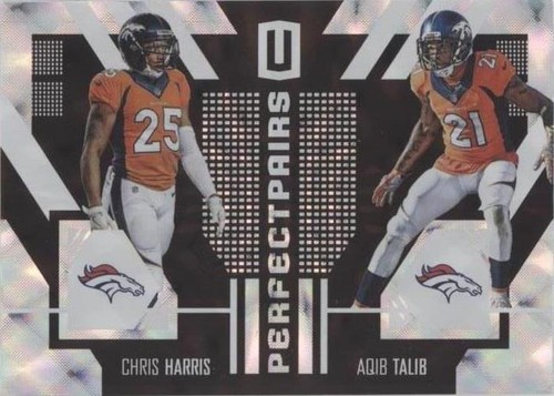 2017 Panini Unparalleled Aqib Talib Chris Harris Jr. #PA-7