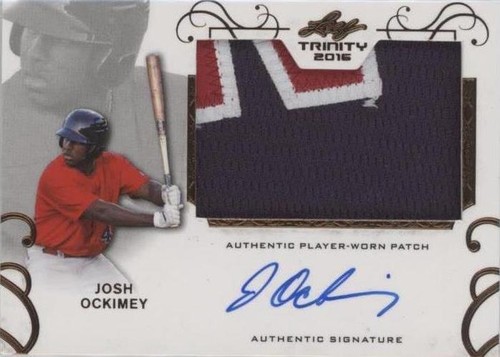 2016 Leaf Trinity - Josh Ockimey #PA-JO1