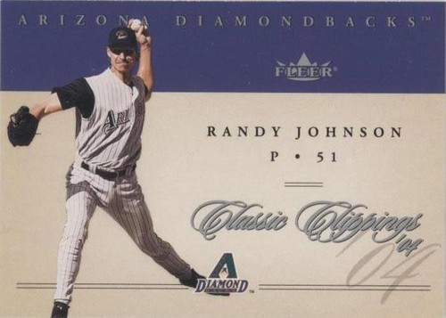 2004 Fleer Classic Clippings - Randy Johnson #25
