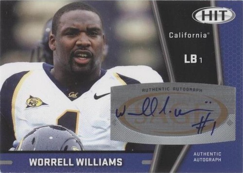 2009 SAGE Hit Worrell Williams #A28