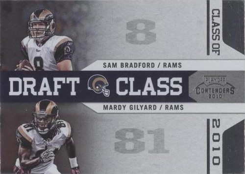 2010 Playoff Contenders Mardy Gilyard Sam Bradford #5