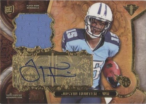 2013 Topps Triple Threads Justin Hunter #TTRAR-JH