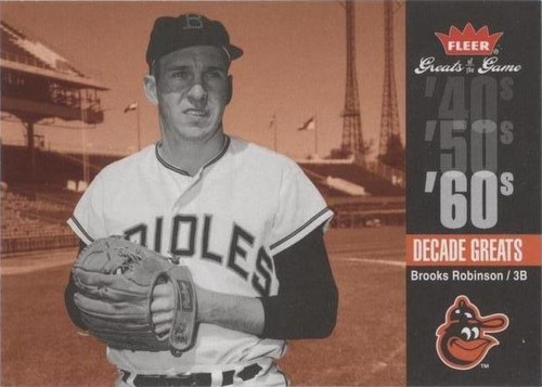 2006 Fleer Greats of the Game - Brooks Robinson #DEC-BR
