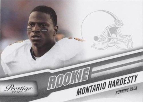 2010 Playoff Prestige Montario Hardesty #273
