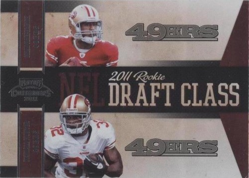 2011 Playoff Contenders Colin Kaepernick Kendall Hunter #1