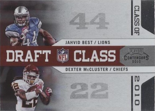 2010 Playoff Contenders Dexter McCluster Jahvid Best #22