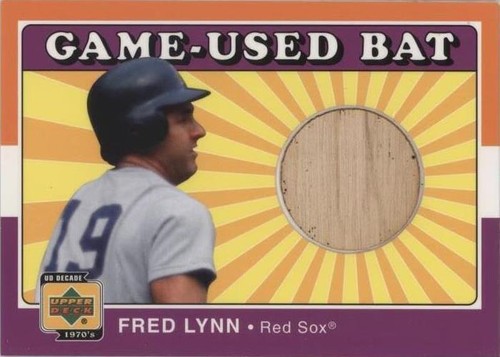 2001 Upper Deck Decade 1970's - Fred Lynn #B-FL