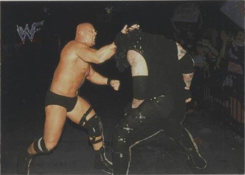 2000 Comic Images WWF No Mercy - Kane Steve Austin Undertaker #58