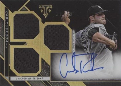 2016 Topps Triple Threads - Carlos Rodon #RFP-CR