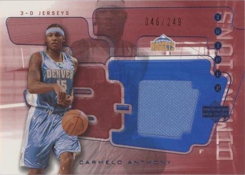 2003-04 Upper Deck Triple Dimensions - Carmelo Anthony #3DJ21
