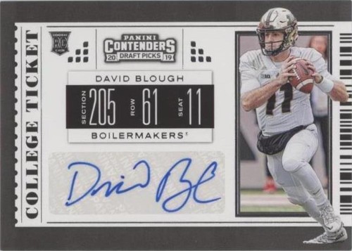 2019 Panini Contenders Draft Picks David Blough #295