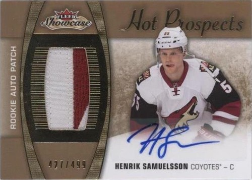 2015-16 Upper Deck Fleer Showcase - Henrik Samuelsson #161