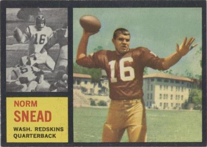 1962 Topps Norm Snead #164